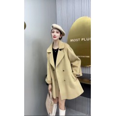 2225新款秋冬百搭通勤毛呢外套
