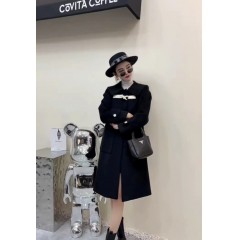 6921秋季时尚百搭毛呢外套