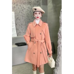 607秋季时尚百搭毛呢外套