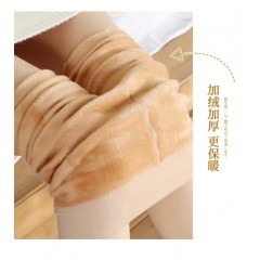 肤色加绒加厚打底裤女特厚一体保暖棉裤秋冬外穿